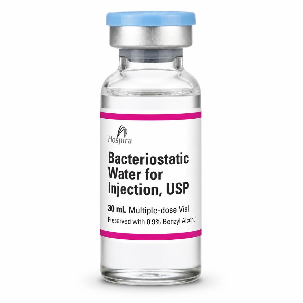 Vial de agua bacteriostática BacWater 30 ml