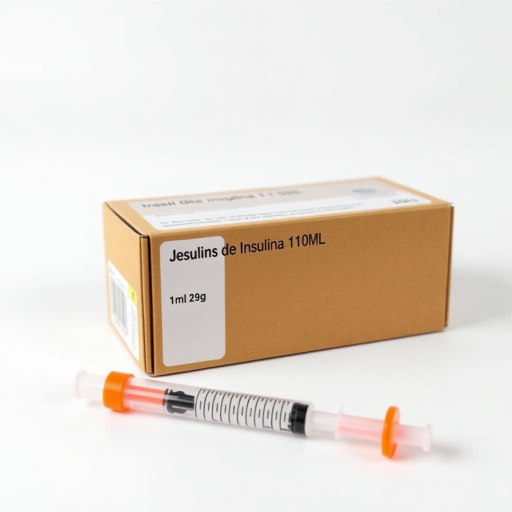 Jeringas de Insulina 1ml 29G — Caja 100 pzas