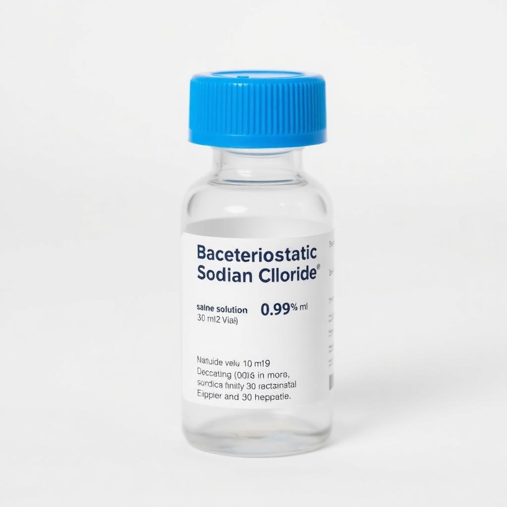 Solución Salina Bacteriostática 0.9% 30ml